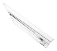 NUOBESTY Racloir à Pâte Multifonction en Acier Inoxydable Léger, Grattoir Alimentaire Double Tête Poignée à Clip Fixe, Ustensile de Nettoyage Portable Cuisine et Service en Restauration,