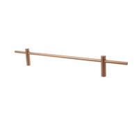NUOBESTY Rail de Galerie en Alliage D'aluminium Doré 8mm pour Étagère Support Stable et Design Moderne, pour Rangement Bouteille de Vin Cuisine