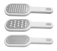 NUOBESTY Râpe à Concombre Multifonction 3 Pièces en Acier Inoxydable Râpe à Carottes Résistante à L'usure Outil Cuisine Manuel Légumes et Fromage Compact et Ergonomique Accessoire