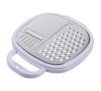 NUOBESTY Râpe Cuisine Multifonction en Acier Inoxydable Trancheuse Portable Lame Tranchante Ustensile Cuisine Compact pour Couper et Râper Légumes Couleur Aléatoire Couleur Aléatoire