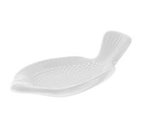 NUOBESTY Râpe en Céramique Blanche pour Ail et Gingembre, Résistant aux Éclats et Taches, Râpe Rapidement les Racines, pour Usage Domestique
