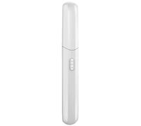 NUOBESTY Rasoir à Sourcils Électrique pour Épilation des Sourcils Poils du Visage USB Portable Épilateur Abs Blanc pour Hommes et Femmes en Soins de Beauté