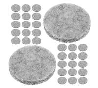 NUOBESTY Recharge Diffuseur Huiles Essentielles 200 Coussinets Coton Gris Clair Diamètre 22 Mm pour Médaillon Parfum 30 Mm Diffuseur Voiture Aromathérapie Usage Portable