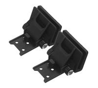 NUOBESTY Record Player Lid Hinges 2pcs, Vinyl Record Player Plastic Cover, Turntable Maintenance Parts, Plastic, Noir, Replacement and Maintenance, Universal Compatibility, Anti-Slip