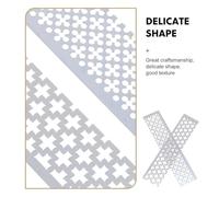 NUOBESTY Règle à Grille en Acier Inoxydable 15 X 3 CM Gabarits de Positionnement Rond et Carré Accessoires DIY pour Pose Précise de Strass et Loisirs Créatifs