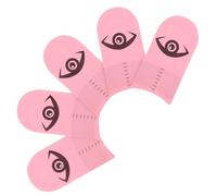 NUOBESTY Règle de Mesure des Cils Rose en Plastique 5 Pièces Outil Précis et Facile à Utiliser pour Extensions de Cils