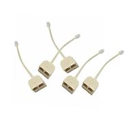 NUOBESTY Répartiteur de Prise Rj11 Bidirectionnel 1 vers 2 Téléphones Fixes, Câble 4 Fils, 5 Pièces, Adaptateur Mâle vers Femelle, Usage Téléphonique Résidentiel, Connexion Fiable, Couleur