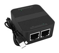 NUOBESTY Répartiteur Ethernet Sortie Durable Adaptateur de Réseau Mbps pour Partage à et Bureau