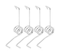 NUOBESTY Ressort de Rebond Droit Renforcé pour Seau à Serpillière Rotatif, Kit de 4 Pièces Métalliques Solide, Pièces de Rechange Robustes pour Réparation Maison et Bureau, Ressorts Balai