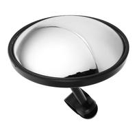 NUOBESTY Rétroviseur Auxiliaire Rond Convexe Grand Modèle pour Camion et Bus Verre Résistant ABS Angle Réglable Installation sans Outil Améliore Visibilité et Sécurité Conduite Suv et