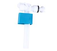 NUOBESTY Robinet Flotteur Chasse Eau Wc Latéral Réglable Pouce Valve de Remplissage Plastique pour Accessoires Citerne de Toilette Compatible Réglage Niveau Eau Silencieux Maintenance