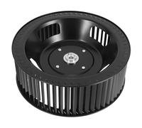 NUOBESTY Roue De La Gamme Aérienne Ventilateur D'extraction Éolienne Pour Hotte Aspirante Moteur Éolienne Moteur De Ventilateur De Hotte Accessoire Moteur Insert De Hotte Black Le Fer