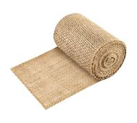 NUOBESTY Rouleau Toile De Jute pour Protection Tronc Arbre Jardin, 20 Cm x 5 M, Enveloppe Naturelle Gel Et Soleil, Bande Réutilisable pour Réparation Écorce Arbres Fruitiers Hiver