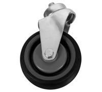 NUOBESTY Roulette Pivotante 4 Pouces pour Chariot, Roue Tpr Double, Roulettes Robustes Silencieuses, Petite Roue Pivotante Industrielle pour Chariot de Supermarché et Diable, Usage