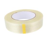 NUOBESTY Ruban Adhésif Fibre de Verre Ruban de Cerclage à Labrasion pour Expédition Scellage de Cartons Usage Intérieur et Extérieur