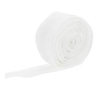 NUOBESTY Ruban de Rideau à Plis Pincés Blanc 5 Cm X 10 M Bande de Renfort pour Rideaux Intérieur Ceinture à Poinçonner Compatible Rideaux Romains Accessoires pour Confection et Fixation