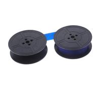 NUOBESTY Ruban Encreur Pour Machine à Écrire En Petite Bobine, Nylon Bleu Double Cercle, Compatible Machines à Écrire Anciennes, Usage Bureau Et Domestique, Ruban Pratique Et Portable