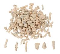 NUOBESTY Sachet de 500 G de Corail Concassé 0,5-3 Cm pour Aquarium et Bassin, Décoration Naturelle Filtrante en Corail pour Eau Douce et Salée, Gravier Corallien Purifiant l'eau, Ornement