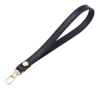 NUOBESTY Sangle de Sac Cuir de Première Couche Bracelet de Poignet Motif Litchi Bandoulière Portefeuille pour Sac à Main Unisexe Remplacement Confortable et Bourse Porte Clés