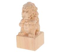 NUOBESTY Sculpture sur Bois de Meubles de Pilier Support de Rideau de lit fleurons de clôture Embouts en Bois inachevés Embouts en Bois pour l'artisanat Khaki