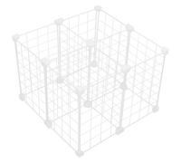 NUOBESTY Séparateur Congélateur en Fer et Plastique Blanc, Étagère de Séparation à Grille Multifonctionnelle Solide pour Organiser Espaces de Freezer en Supermarchés et Glaciers