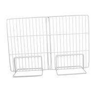 NUOBESTY Séparateur De Réfrigérateur En Fil De Fer Extensible 37-44 Cm x 28 Cm, Accessoire De Rangement Pour Congélateur Et Frigo, Organisateur Robuste Cuisine Et Domicile