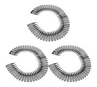 NUOBESTY Serre-têtes Circulaires à Dents Plastique Souple Bandeaux Flexibles Extensibles pour Sport Lavage du Visage Supports pour Cheveux