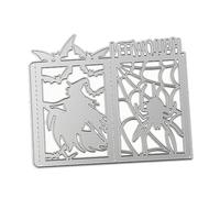 NUOBESTY Sorcière Lanterne Die matrices de découpe pour la fabrication de cartes matrice de découpe pour la fabrication de bijoux moule décor matrices de découpe d'halloween