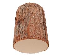 NUOBESTY Souche Décorative en Bois Réaliste Petit Présentoir Forme Tronc D’Arbre 15 CM Diamètre X 20 CM Hauteur Support Porte-Bougie Chauffe-Plat Rustique pour Mariage et Décoration de