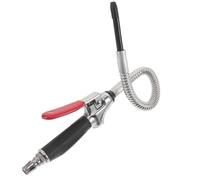 NUOBESTY Souffleur d'air Portatif, Soufflette Ergonomique à Air Comprimé, Alliage D'aluminium et Plastique, Embout Orientable, Raccord Rapide, pour Intérieur de Voiture Couleur Aléatoire