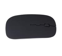 NUOBESTY Souris Rechargeable sans Fil Ergonomique Portable pour Ordinateur Bureau École Noir Silence Confort Poignet Transmission Longue Autonomie Mois