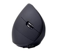 NUOBESTY Souris Verticale Ergonomique Confortable Fil Modèle à Cellules Sèches Noire