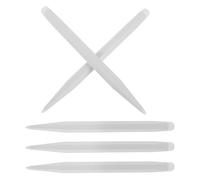 NUOBESTY Stylet interactif pour Tableau Blanc à Double Pointe, Lot de 5, Blanc, en Plastique, réduit la Fatigue de la Main, marquage Clair, pour Bureau à Domicile et présentation