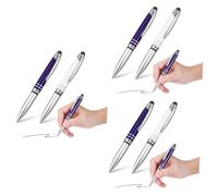 NUOBESTY Stylet Rétractable 6 Pièces Stylo à Bille Tactile (1 1 Bleu) Stylets Capacitifs pour Écrans Tactiles Stylos Capacitifs à Écran e De Téléphone pour Tablette Métal