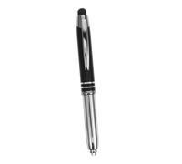 NUOBESTY Stylo À Bille en Métal avec Lumière LED Stylet Capacitif pour Écrans Tactiles Outil Décriture De Haute Précision Stylo 3 en 1 pour Tablettes