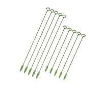 NUOBESTY Support à Fleurs et Tuteur de Support pour Plantes Succulentes et Orchidées, 20 Tiges Vertes en Fibre de Verre, pour Jardin Intérieur et Extérieur, Piquets Fixes Résistants