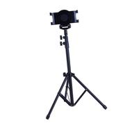 NUOBESTY Support Antidérapant pour Tablette Trépied Alliage en D'aluminium Réglable Design Télescopique Coussin Compatible 7 à 10 Pouces Tablettes