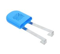 NUOBESTY Support Bleu pour Pastille de Nettoyage de Réservoir de Toilette avec Crochet, Compatible avec Réservoirs, Facile à Entretenir pour Salle de Bain