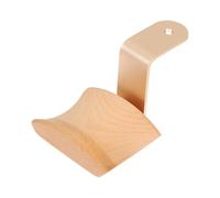 NUOBESTY Support Casque Bois Massif à Fixer sous Bureau Crochet pour Casque Audio Support Pratique et Stable et Gaming Design Élégant
