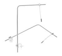 NUOBESTY Support D’éclairage pour Aquarium en Alliage D’Aluminium Réglable en Hauteur 25x40 Cm Paire de Supports Suspendus pour Lampe LED Accessoires Robustes pour Aquarium D’Eau Douce