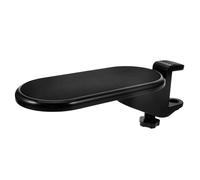 NUOBESTY Support D'accoudoir Rotatif Pliable en Tissu Eva pour Bureau, Rallonge Multifonctionnelle pour Espace de Travail et Loisirs, Confort Ergonomique