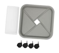 NUOBESTY Support de Jardinière Mobile avec roulettes et Bac à Eau Plateau Robuste pour Pots Lourds Repose Plante Intérieur et Extérieur Plateau Jardinière Résistant Jusqu