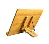 NUOBESTY Support de Lecture Ajustable Bois pour Bureau Support de Pratique et Ergonomique