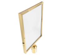 NUOBESTY Support De Panneau De Signalisation Commercial A3 Cadre Portrait Double Face Cadre Photo Couvercle Poteau Rétractable Pour Gestion De Foules En Bureau Et Lieux Publics