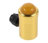 NUOBESTY Support de Pieds de Diapason en Alliage D'aluminium Base en Agate Jaune, Accessoire Élégant pour Musicothérapie et Amélioration Sonore