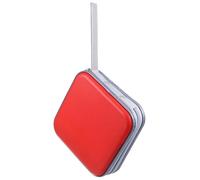 NUOBESTY Support de Rangement pour CD Plastique Rouge 40 disques avec Fermeture éclair adapté pour Collections Musicales