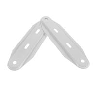 NUOBESTY Support de Roulettes pour Radiateur de Chauffage Électrique Base Métallique Remplie D’huile Lot de 2 Pièces Blanches Pièce de Chauffage Intérieur Compatible Radiateur Inertie