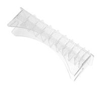 NUOBESTY Support de Sabot pour Tondeuse à Cheveux 10 Compartiments en Plastique Étui de Rangement pour Peignes de Tondeuse Organiseur de Salon Coiffure Boîtier de Présentation Pratique