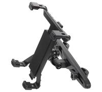 NUOBESTY Support de Tablette à L'arrière du Siège, Support de Tablette Voiture, Abs Noir, Rotation 360°, Pince, pour Navigation et Longs, Passagers et Femmes