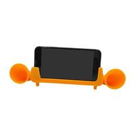 NUOBESTY Support de Téléphone avec Amplificateur de Haut Parleur Silicone Support pour Téléphone Portable avec Double Haut Parleur Compatible Smartphones Design Compact pour Usage Au Bureau